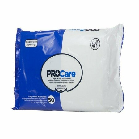 PROCARE First Quality Soft Pack Aloe, Vitamin E, Scented, 50PK CRW-050